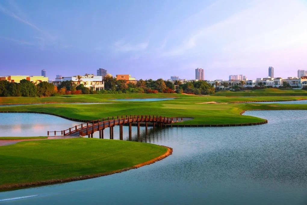 The The Montgomerie Golf Clubs Scenic Golf Course In Vibrant Dubai