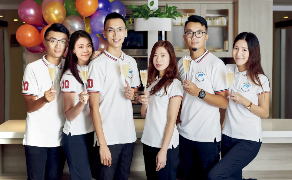 conflux yacht group photo